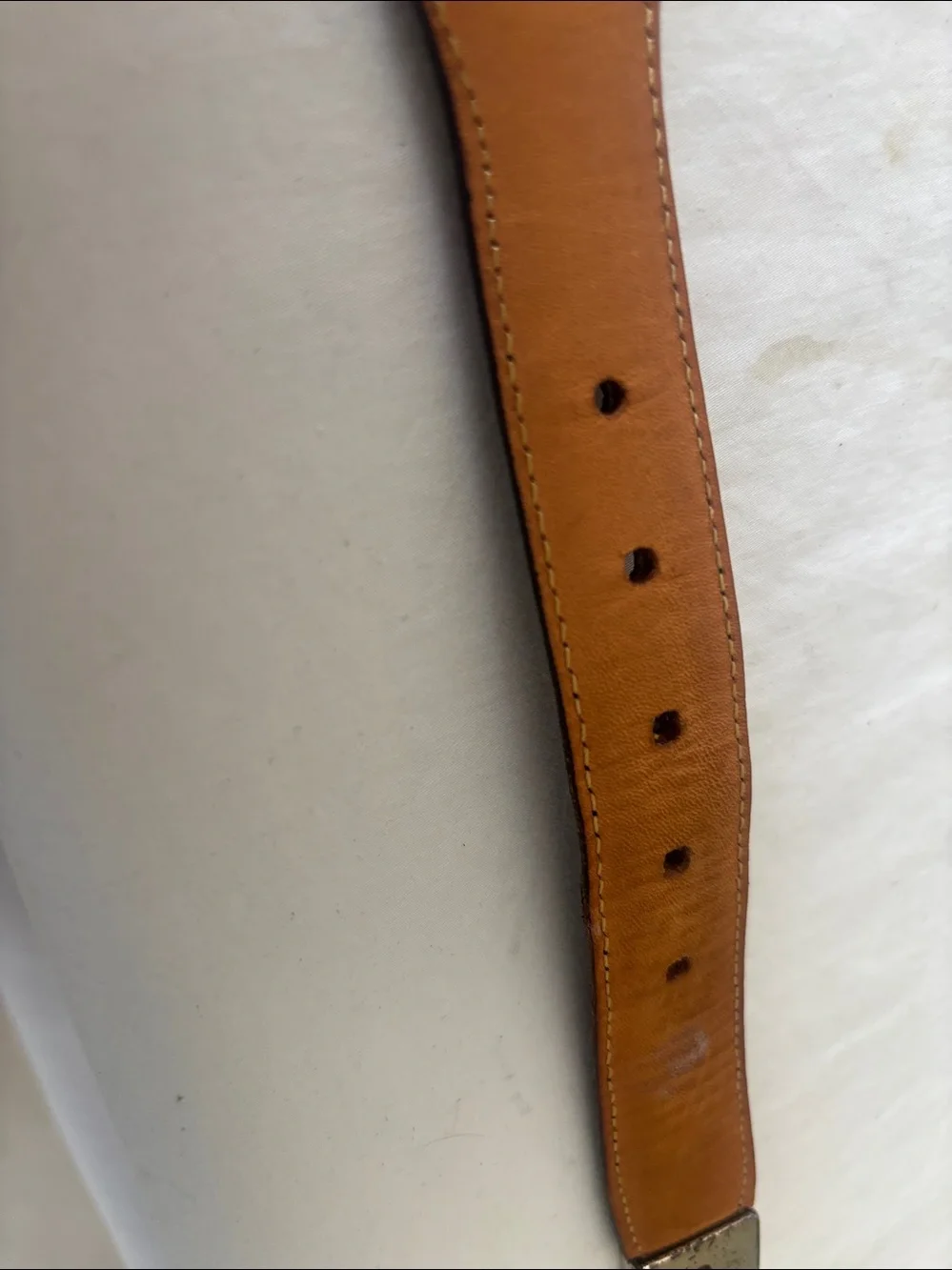 Onyx Black and Brown Leather Strap with Silver Accent Brighton Year 1993